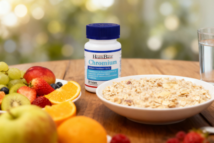 عوارض قرص کرومیوم هلث برست و نحوه مصرف با غذا